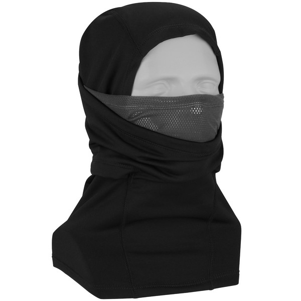 Winter Balaclava, Double Layer Thermal EXO, Universal Size, Black, Polyester/Spandex